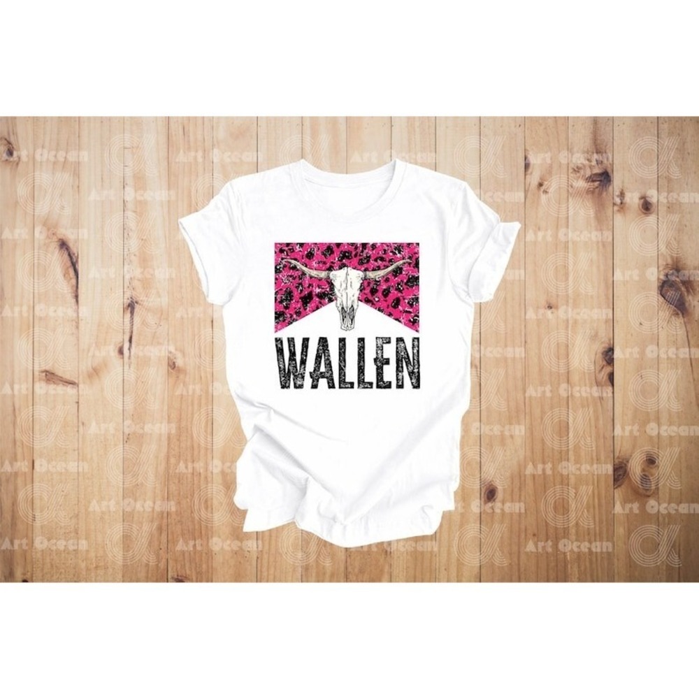 Pink Version Wallen Bullhead Shirt, Country Music Shirt, Western Bull Tee